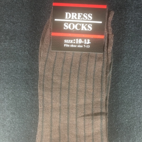 7 PAIRS CREW DRESS SOCKS SIZE 10-13 - Picture 3 of 8